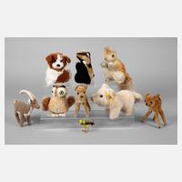 Steiff Konvolut Hof- und Waldtiere111