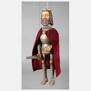 Stabmarionette als König