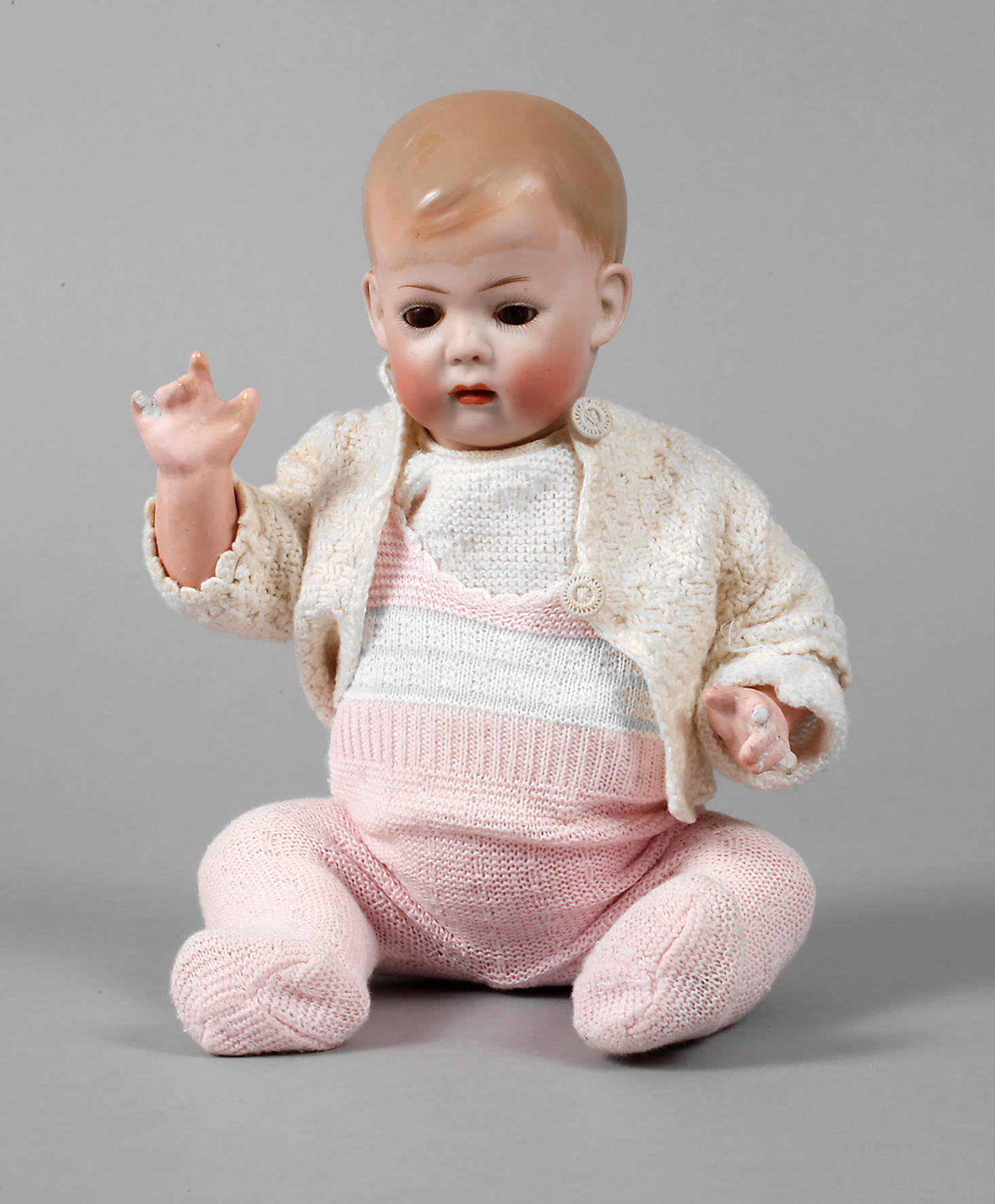 Hertel, Schwab & Co. Porzellankopfpuppe