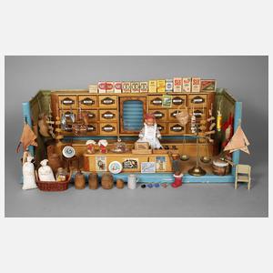 Kaufmannsladen mit Zubehör