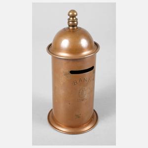 Spardose als Litfaßsäule