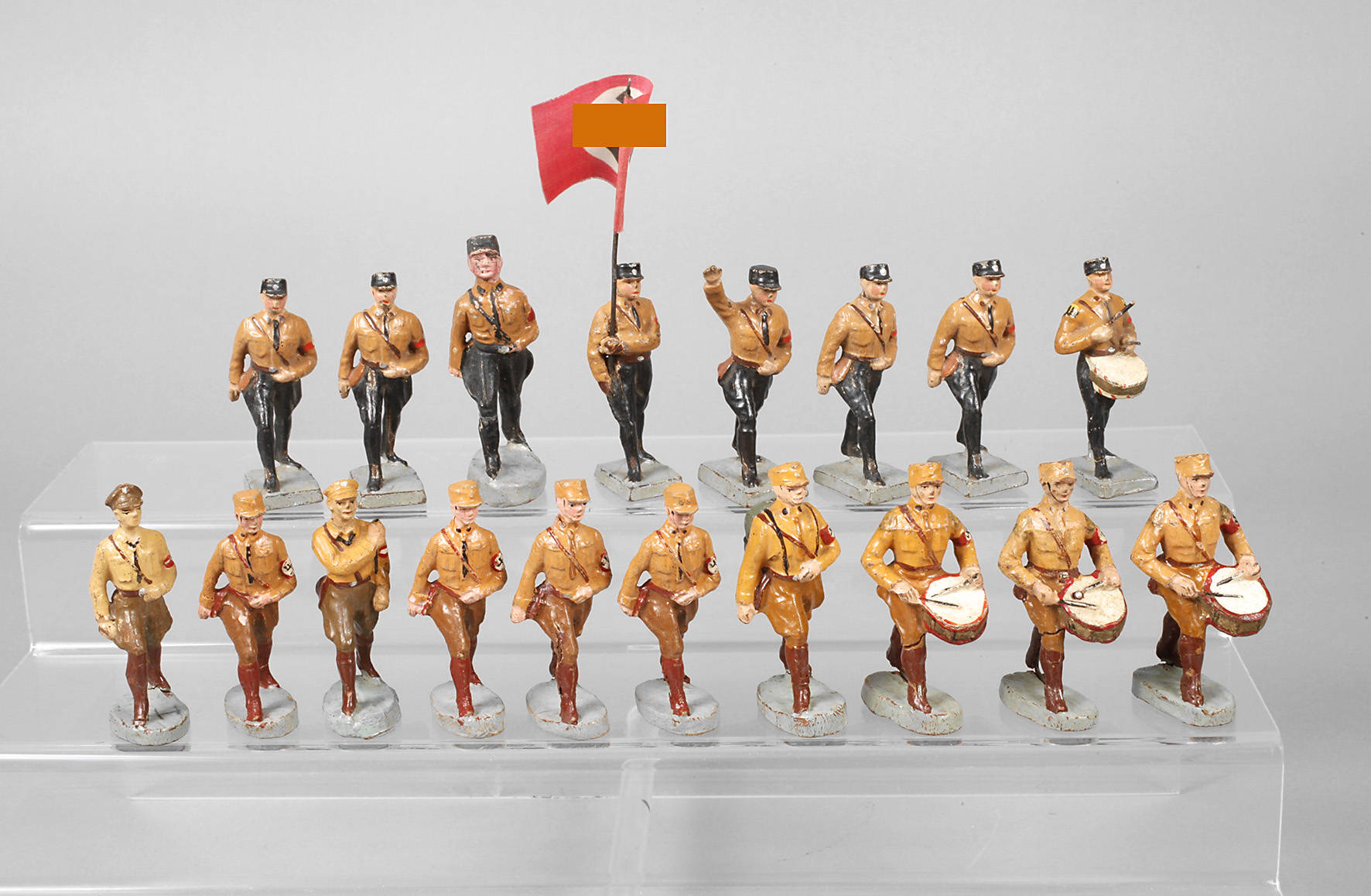 Konvolut Massesoldaten Parteiparade