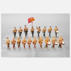 Konvolut Massesoldaten Parteiparade