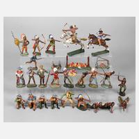 Elastolin Konvolut Massefiguren Wildwest111