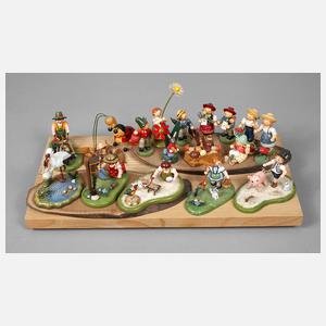 Konvolut Aufstellfiguren Erzgebirge