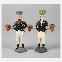 Zwei Miniatur-Leuchterfiguren Erzgebirge111