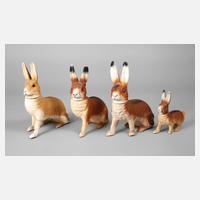 Vier Candyboxen als Osterhasenfamilie111