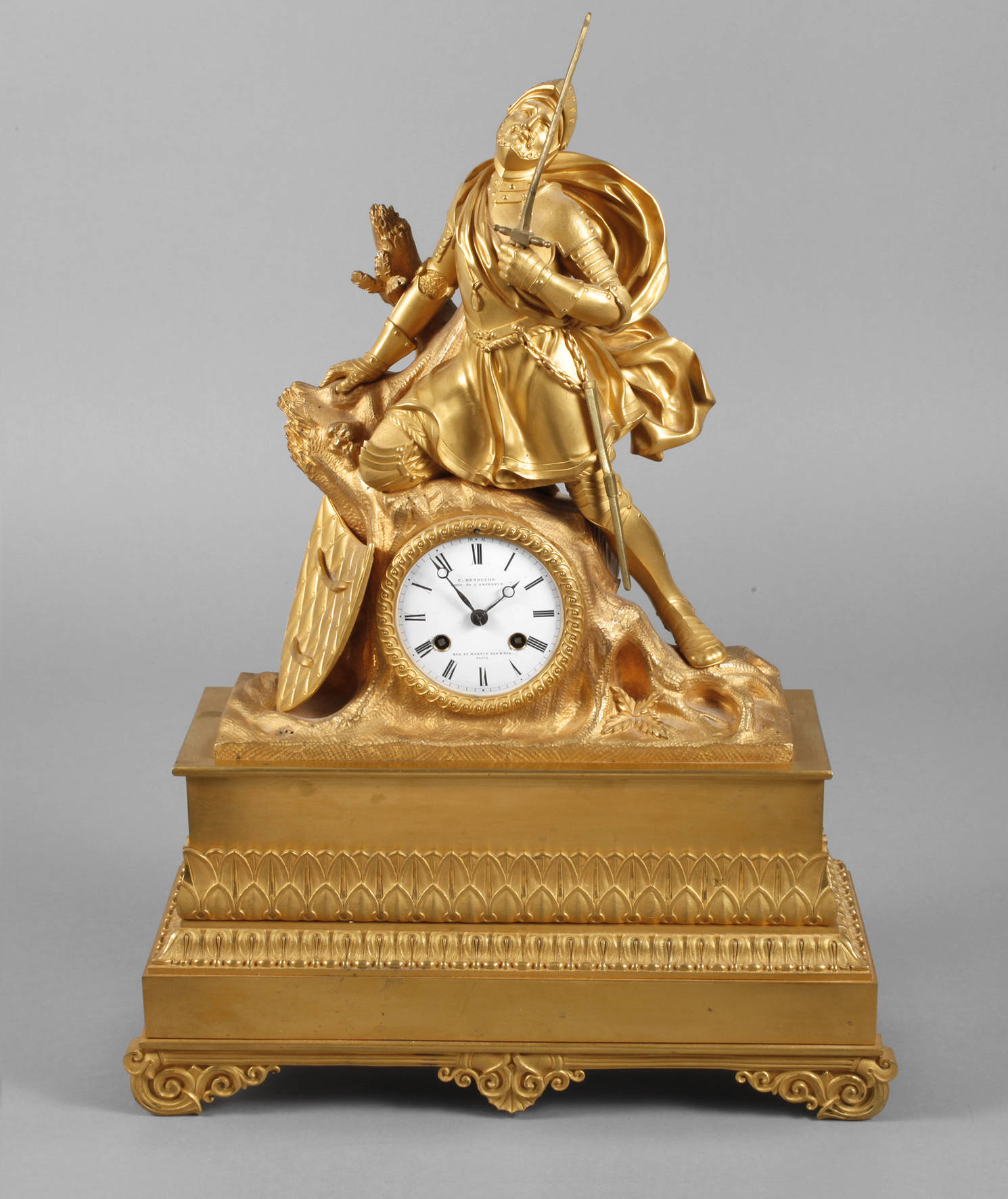 Bronzependule Constantin Louis Detouche