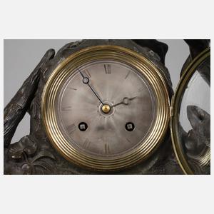Figurenuhr Bronze