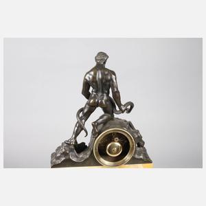 Figurenuhr Bronze