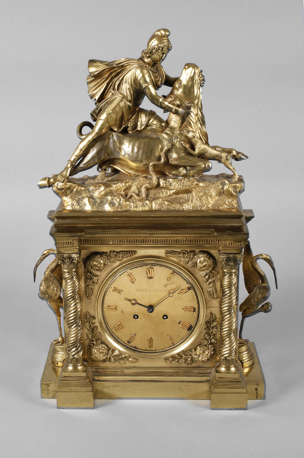 Große Figurenpendule Howell & James London