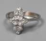 Damenring mit Diamantbesatz