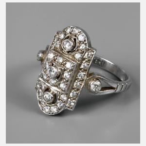 Damenring mit Steinbesatz