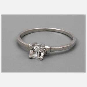 Solitärring mit Zirkonia