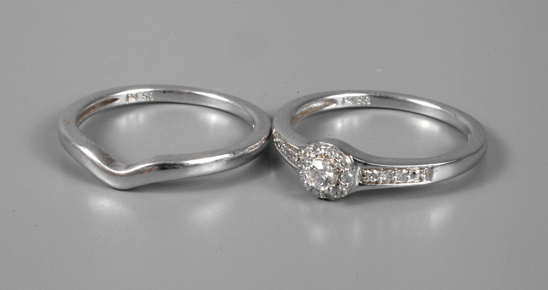 Zweiteiliger Brillantring