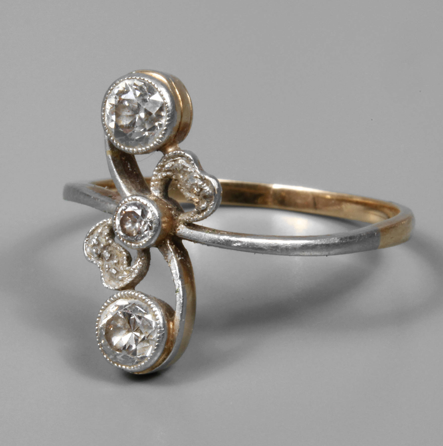 Damenring mit Brillantbesatz ca. 0,5 ct