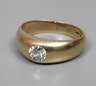Bandring mit Altschliffdiamant von ca. 0,7 ct