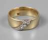 Damenring mit Diamanten