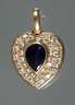 Anhänger mit Saphir und Brillanten