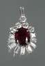 Anhänger mit Rubin und Brillanten