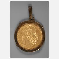 Münzanhänger 20 Goldmark 1877111