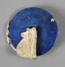 Designanhänger Lapislazuli mit antikem Fragment