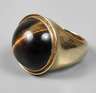 Damenring mit Tigeraugencabochon
