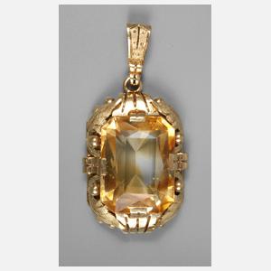 Anhänger mit Citrin