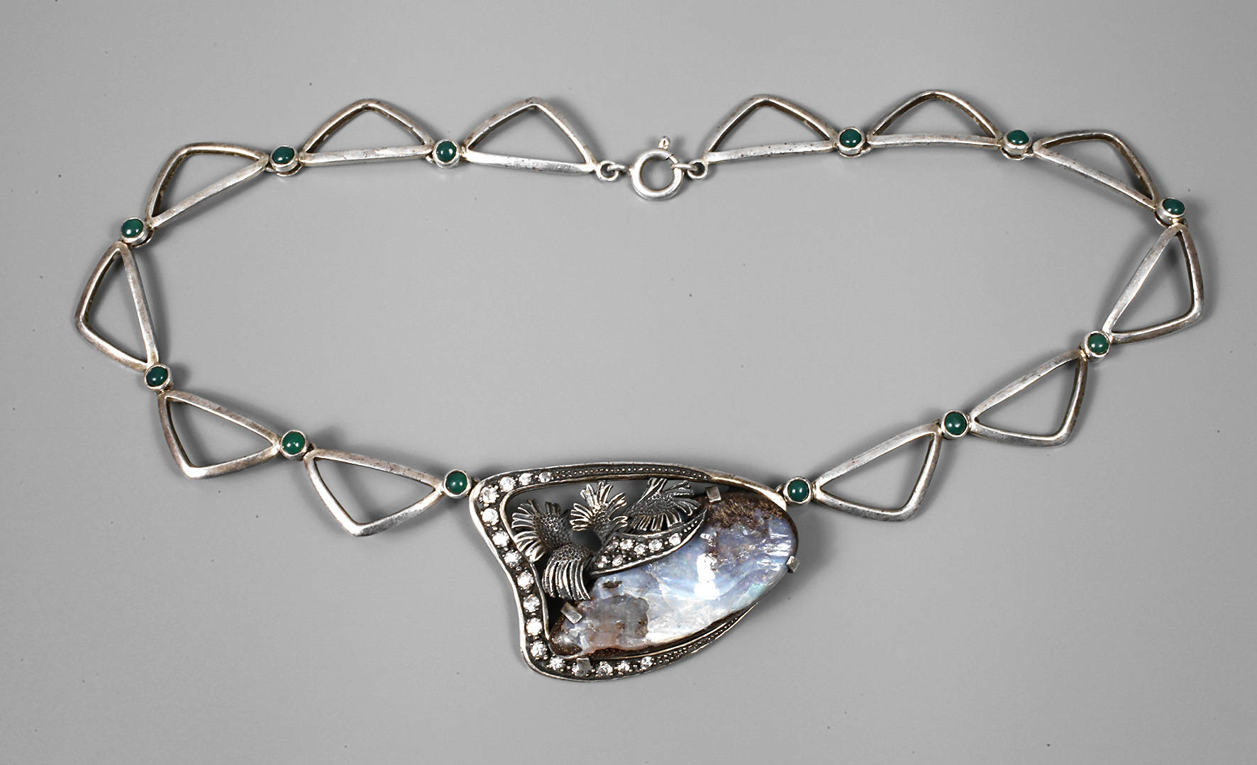 Außergewöhnliches Collier mit Boulderopal