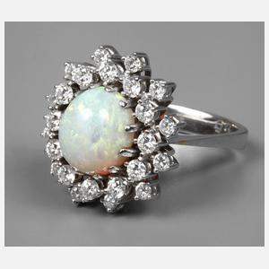 Brillantring mit Crystalopal