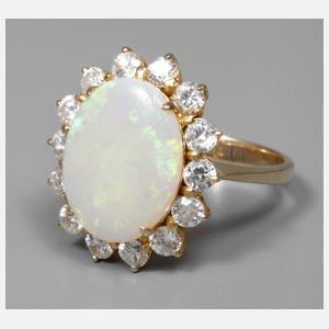 Damenring mit Edelopal