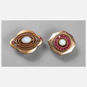 Paar Schieber für Uhrenkette