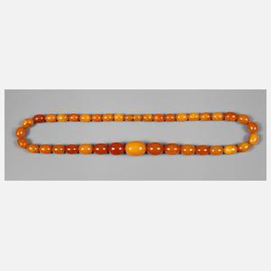 Bernsteincollier Butterscotch