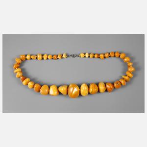 Bernsteincollier Butterscotch