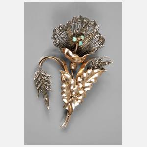 Gründerzeit Brosche