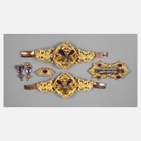 Umfangreiches Gründerzeit Schmuckset111