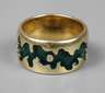 Bandring mit Email und Diamanten