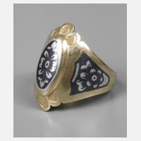 Silberring mit Niellotechnik111