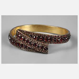 Armreif mit Granatbesatz