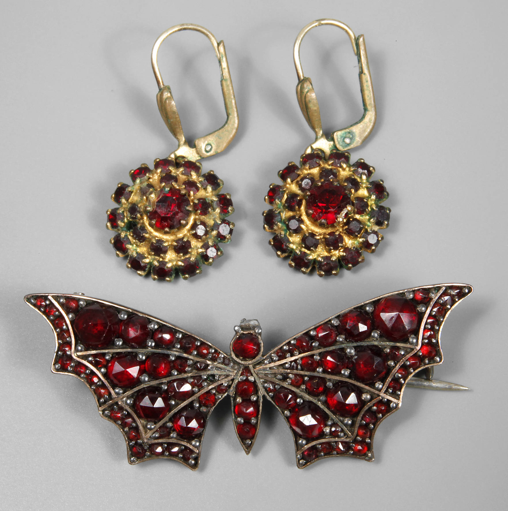 Konvolut Granatschmuck