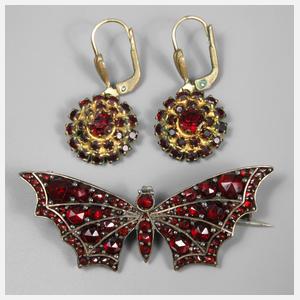 Konvolut Granatschmuck