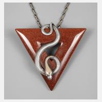 Anhänger Goldfluss mit Schlange111