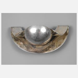 Ungewöhnliche Silberbrosche