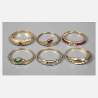 Sechs Damenringe111