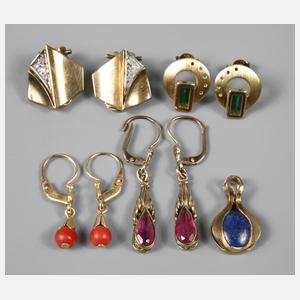 Konvolut Goldschmuck