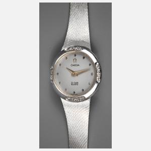 Damenarmbanduhr Omega in Weißgold