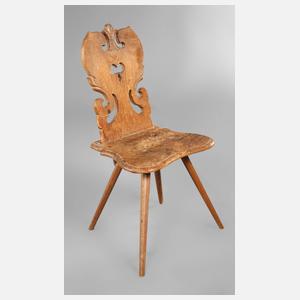 Alpenländischer Brettstuhl