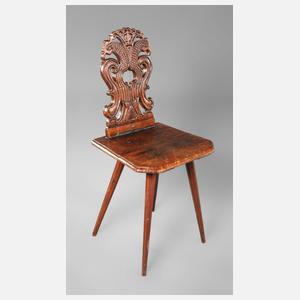 Brettstuhl mit Doppeladler