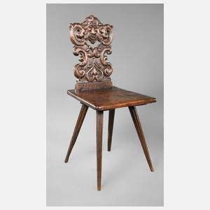 Alpenländischen Brettstuhl