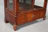 Dreiseitenvitrine Spätbiedermeier